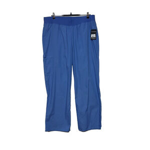 Cherokee Scrub Pants Womens XL Blue Actual 36X30 Flexibles Elastic Waist NWT